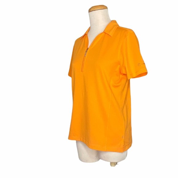 Callaway Women's Zip Golf Polo Golf Top Swing Tech - Picture 4 of 7